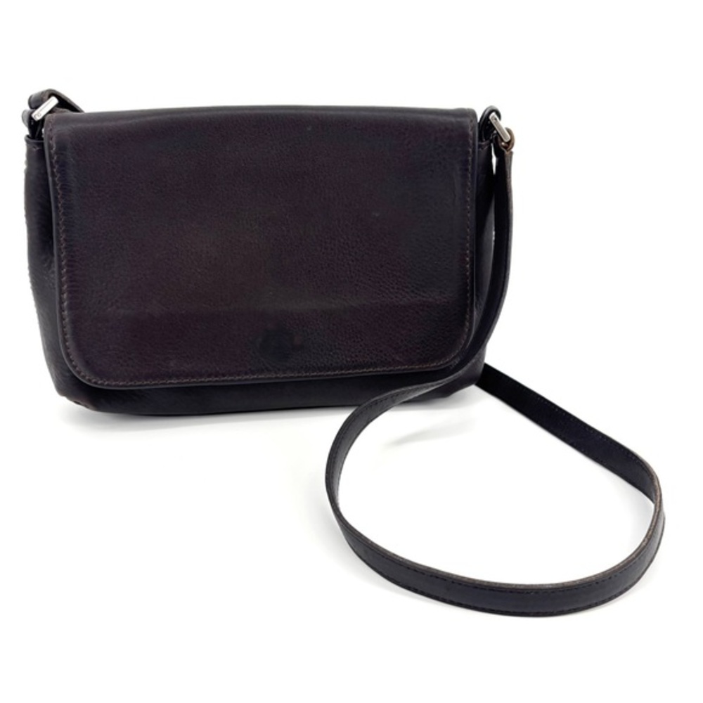Vintage Coach Hudson‎ Flap Bag Dark Brown